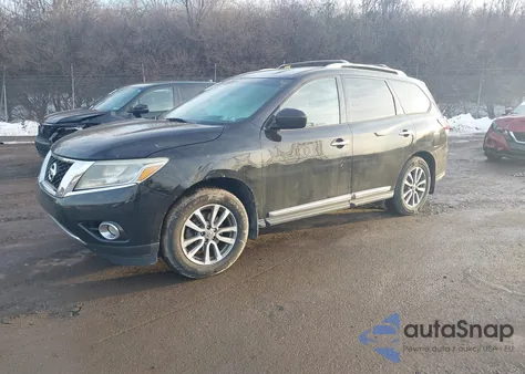 2014 Nissan Pathfinder Sl z USA, uszkodzony, nr VIN 5N1AR2MM3EC689777